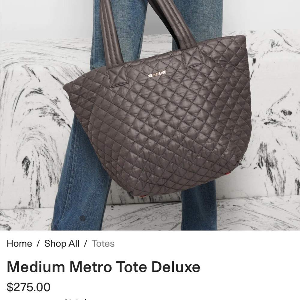 MZ Wallace Medium Metro Tote Deluxe - Magnet Rec